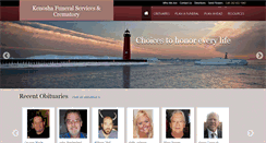 Desktop Screenshot of kenosha-funeral-services.com