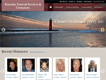 Tablet Screenshot of kenosha-funeral-services.com